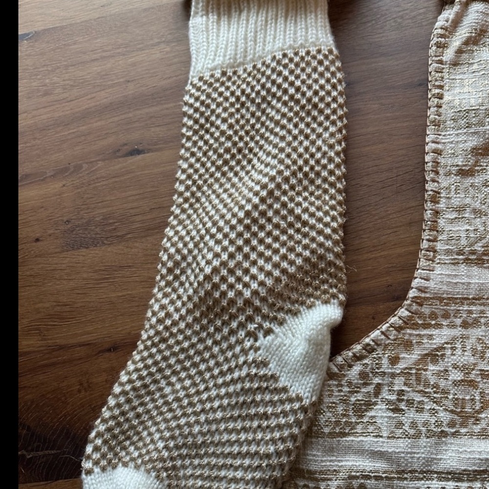 Anthropologie sweater stocking